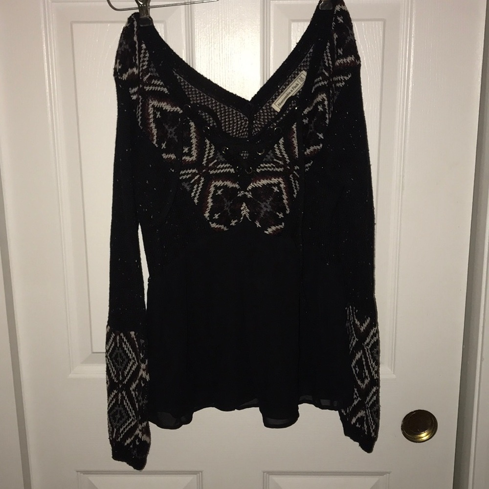abercrombie multicolored sweater